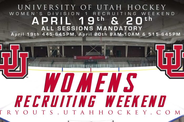 Utah Hockey announces 2019 Women's Recruiting Weekend