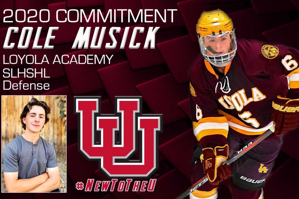 Cole Musick (D) commits to Utah University of Utah Hockey