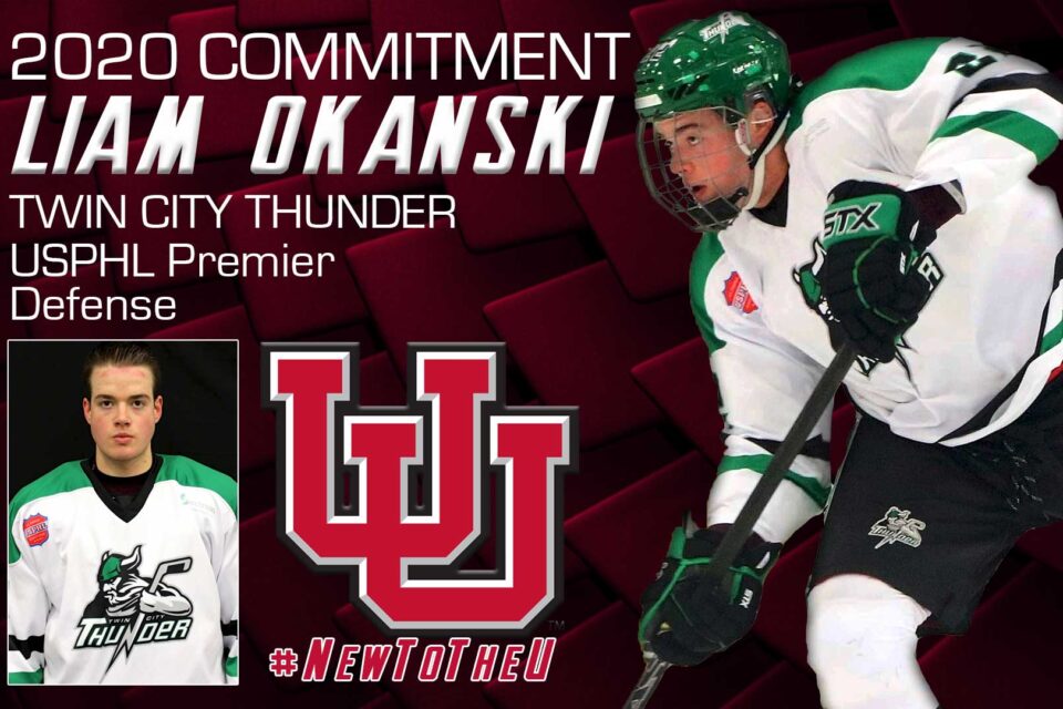 Liam Okanski (D) commits to Utah University of Utah Hockey