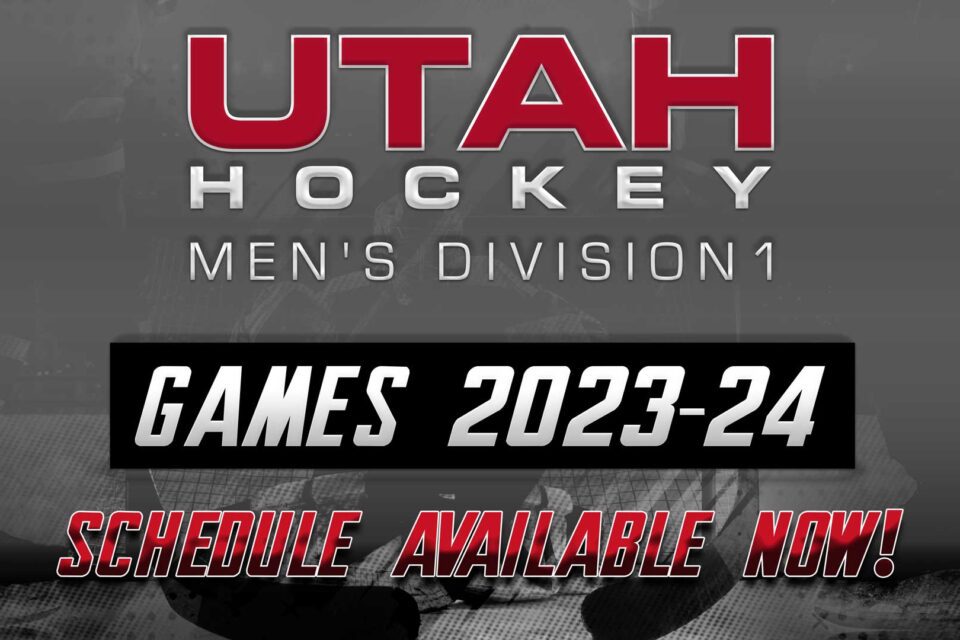 Utah M1 releases 20232024 schedule University of Utah Hockey