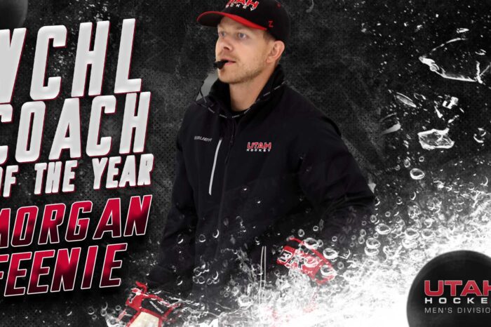 Utah M1 Head Coach Morgan Feenie wins WCHL Coach of the Year