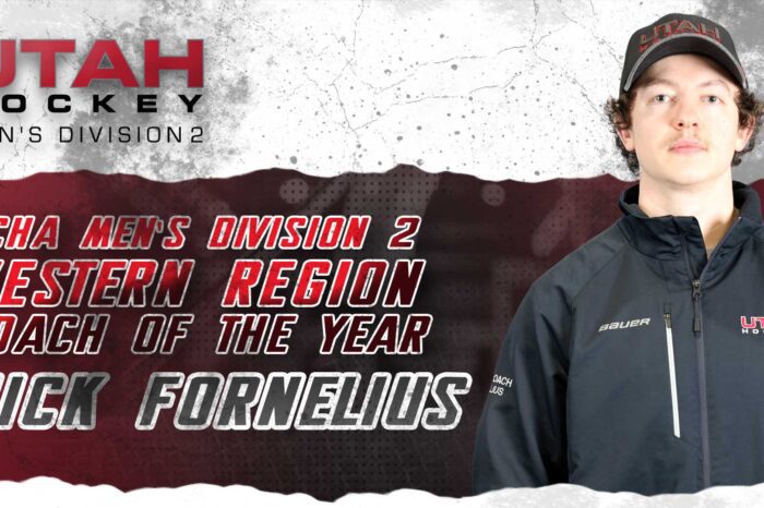 Utah M2 Head Coach Nick Fornelius awarded ACHA Regional Coach of the Year
