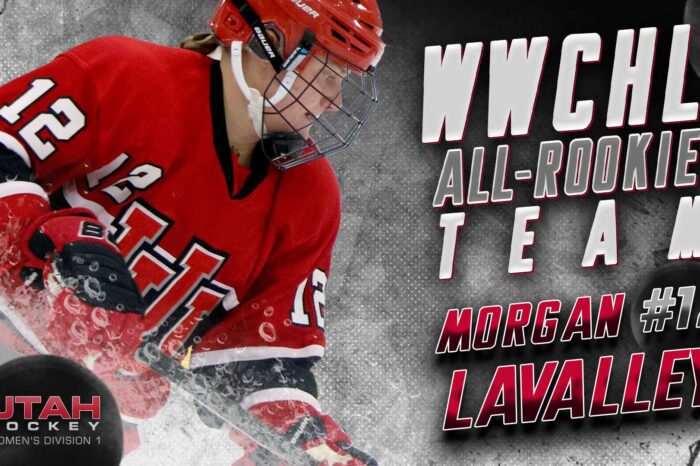 Utah W1 Defense Morgan Lavalley earns WWCHL All Rookie Team Award
